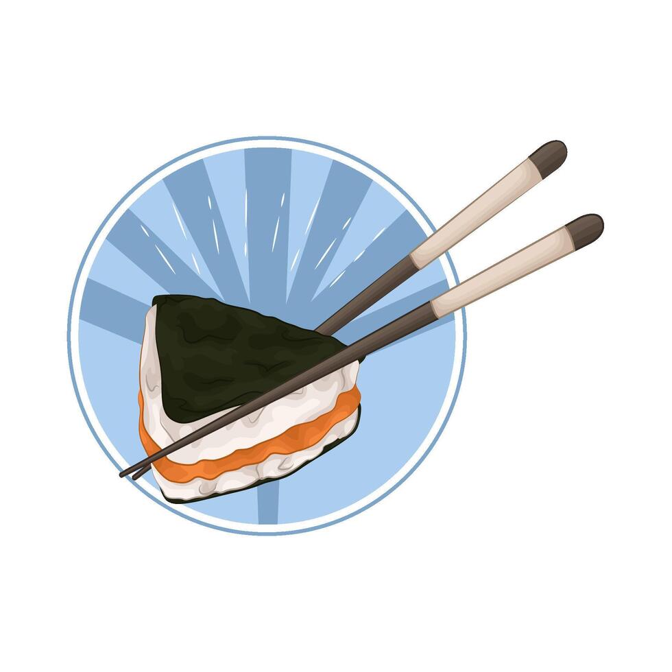 Illustration of sushi vector