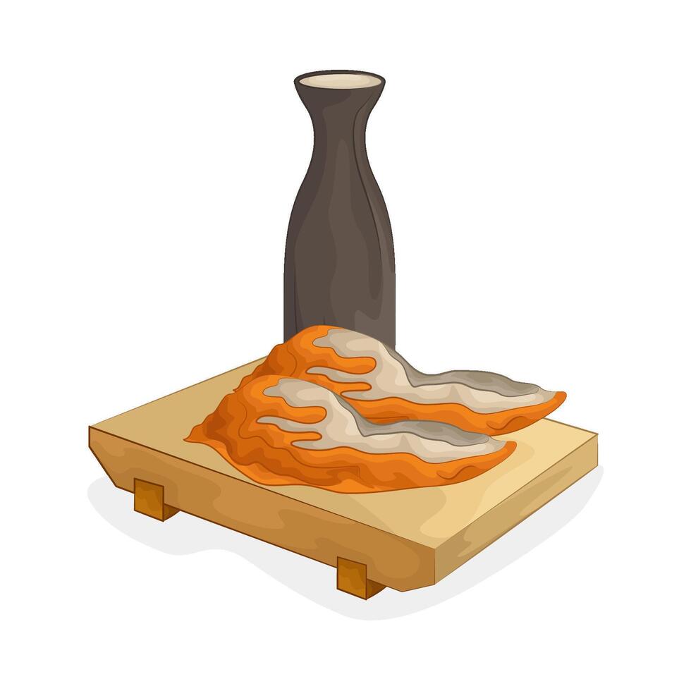 Illustration of sushi vector