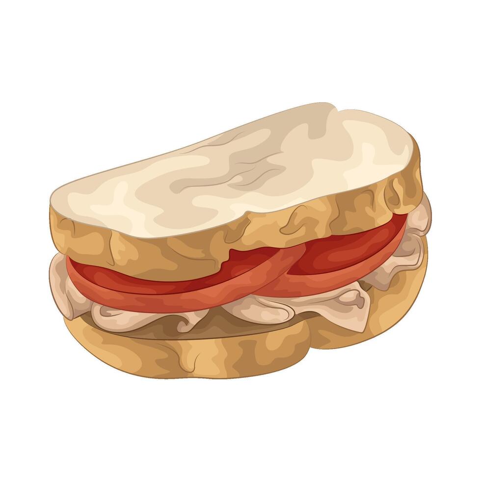 Illustration of sandwich vector
