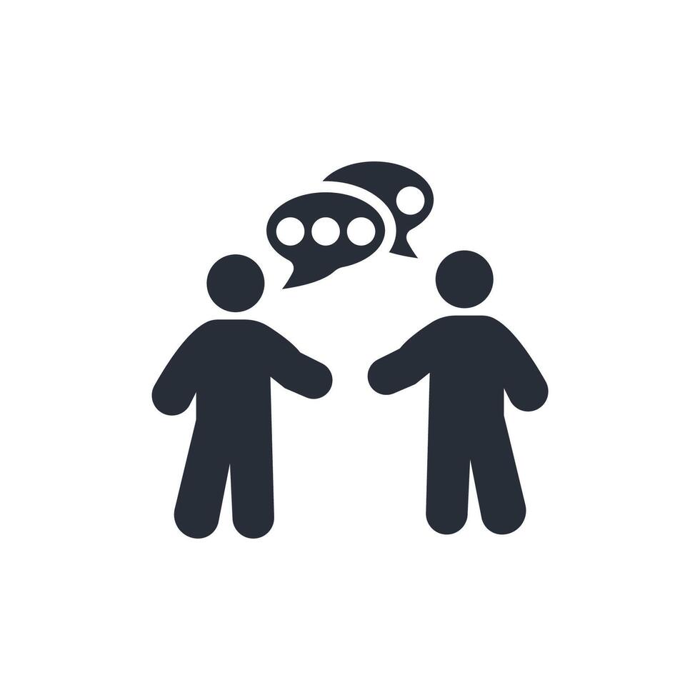 Communication icon. .Editable stroke.linear style sign for use web design,logo.Symbol illustration. vector
