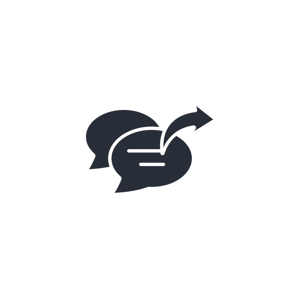 response icon. .Editable stroke.linear style sign for use web design,logo.Symbol illustration. vector