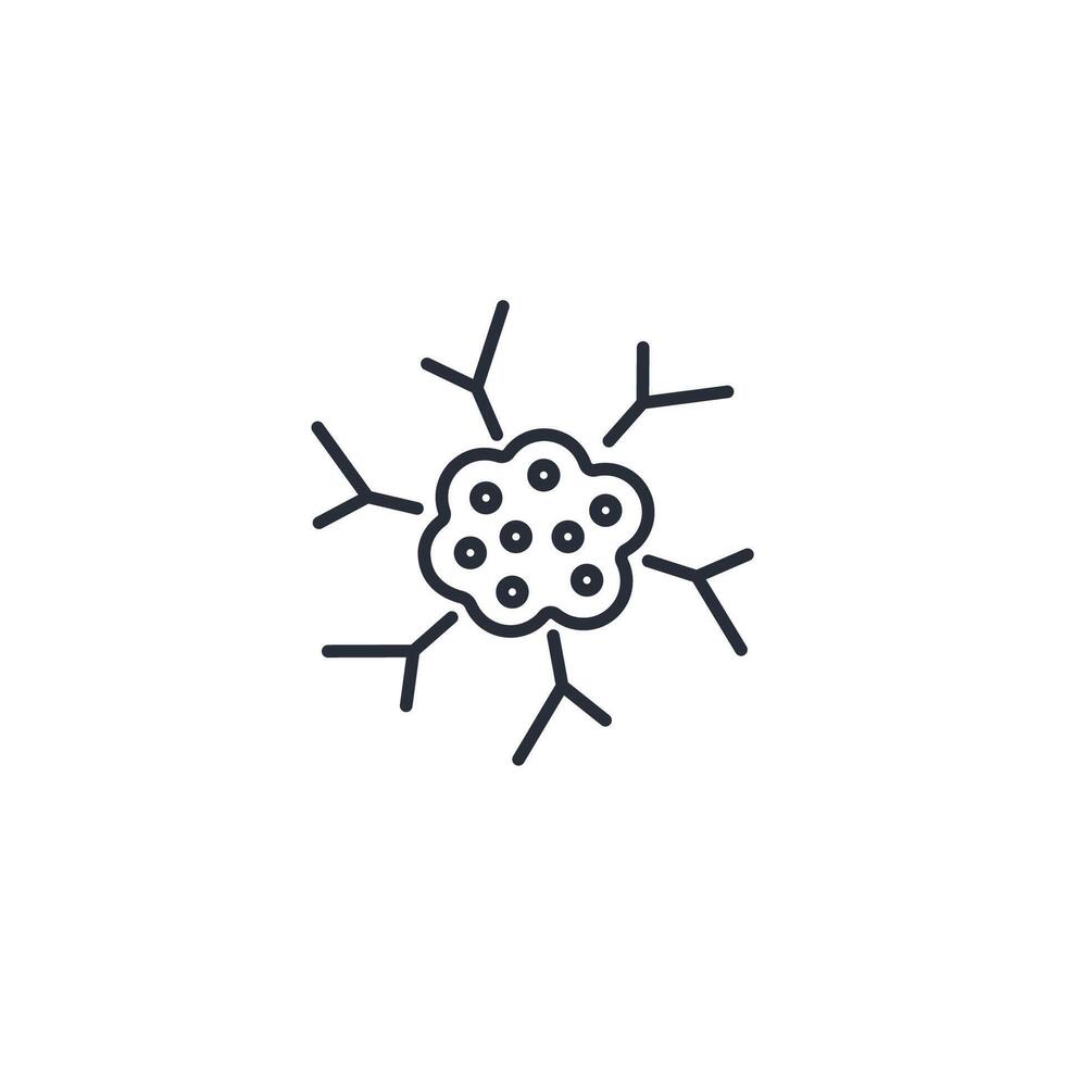 tumor icon. .Editable stroke.linear style sign for use web design,logo.Symbol illustration. vector