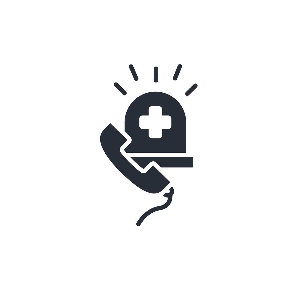 emergency icon. .Editable stroke.linear style sign for use web design,logo.Symbol illustration. vector