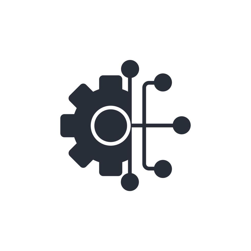 Technology icon. .Editable stroke.linear style sign for use web design,logo.Symbol illustration. vector