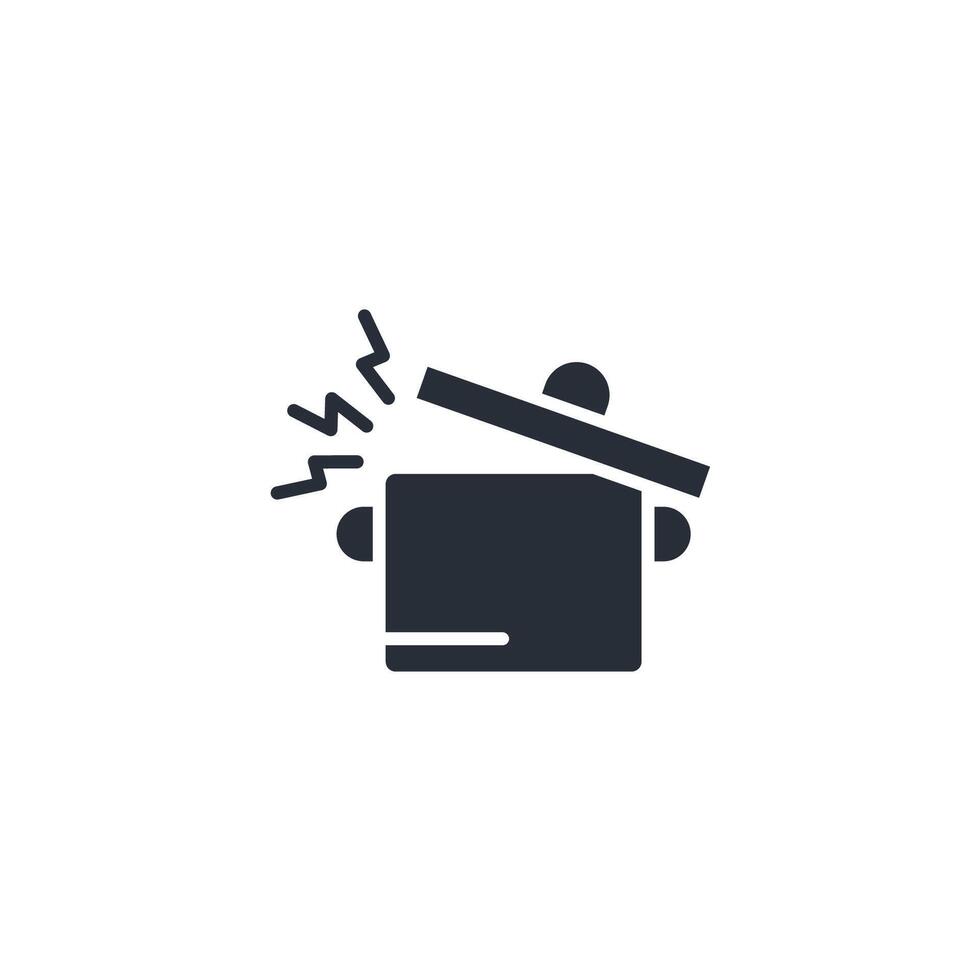 Pot icon. .Editable stroke.linear style sign for use web design,logo.Symbol illustration. vector