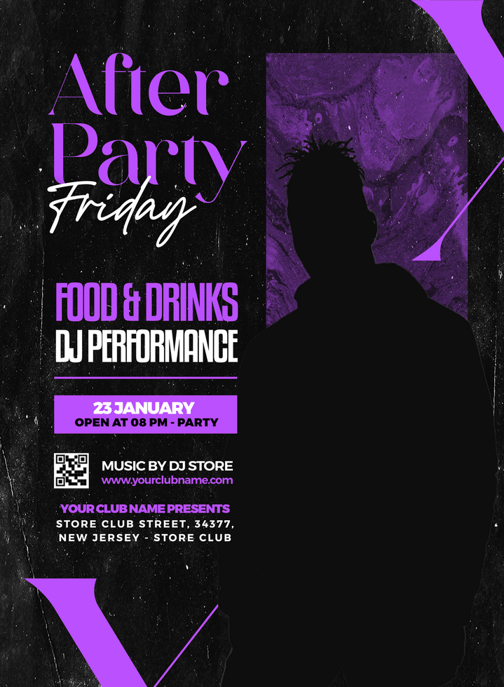 Night Club Party Flyer psd