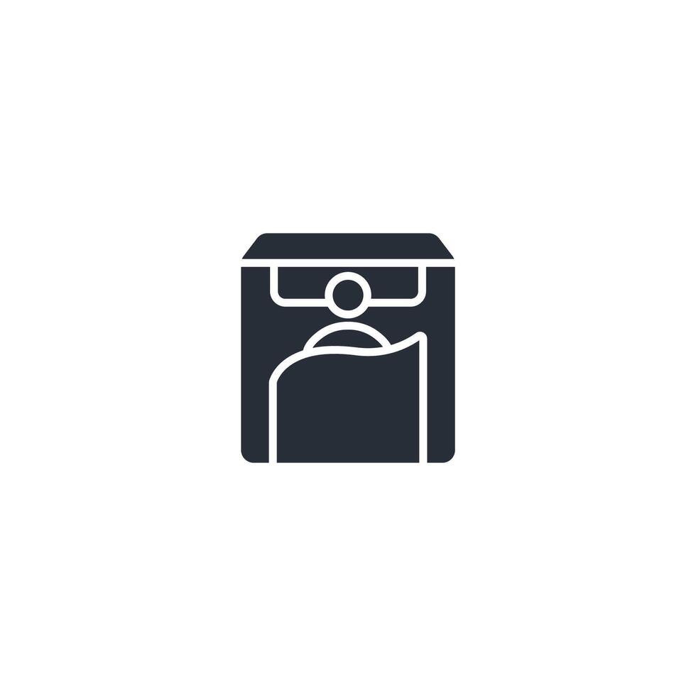 blanket icon. .Editable stroke.linear style sign for use web design,logo.Symbol illustration. vector