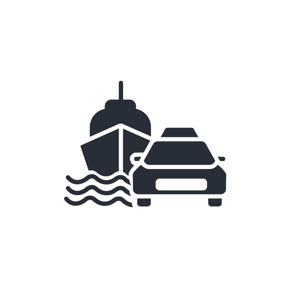transportation icon. .Editable stroke.linear style sign for use web design,logo.Symbol illustration. vector