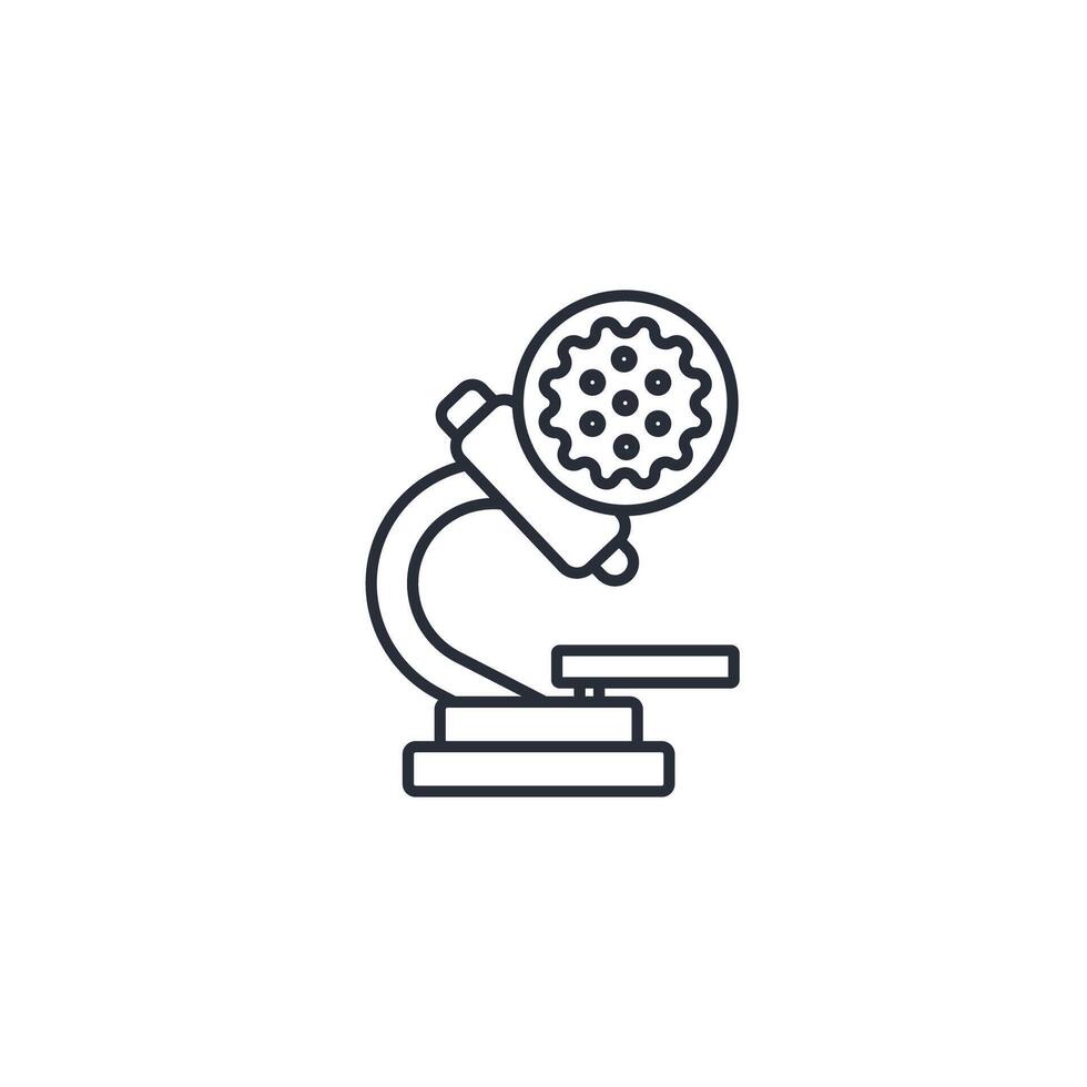 biopsy icon. .Editable stroke.linear style sign for use web design,logo.Symbol illustration. vector