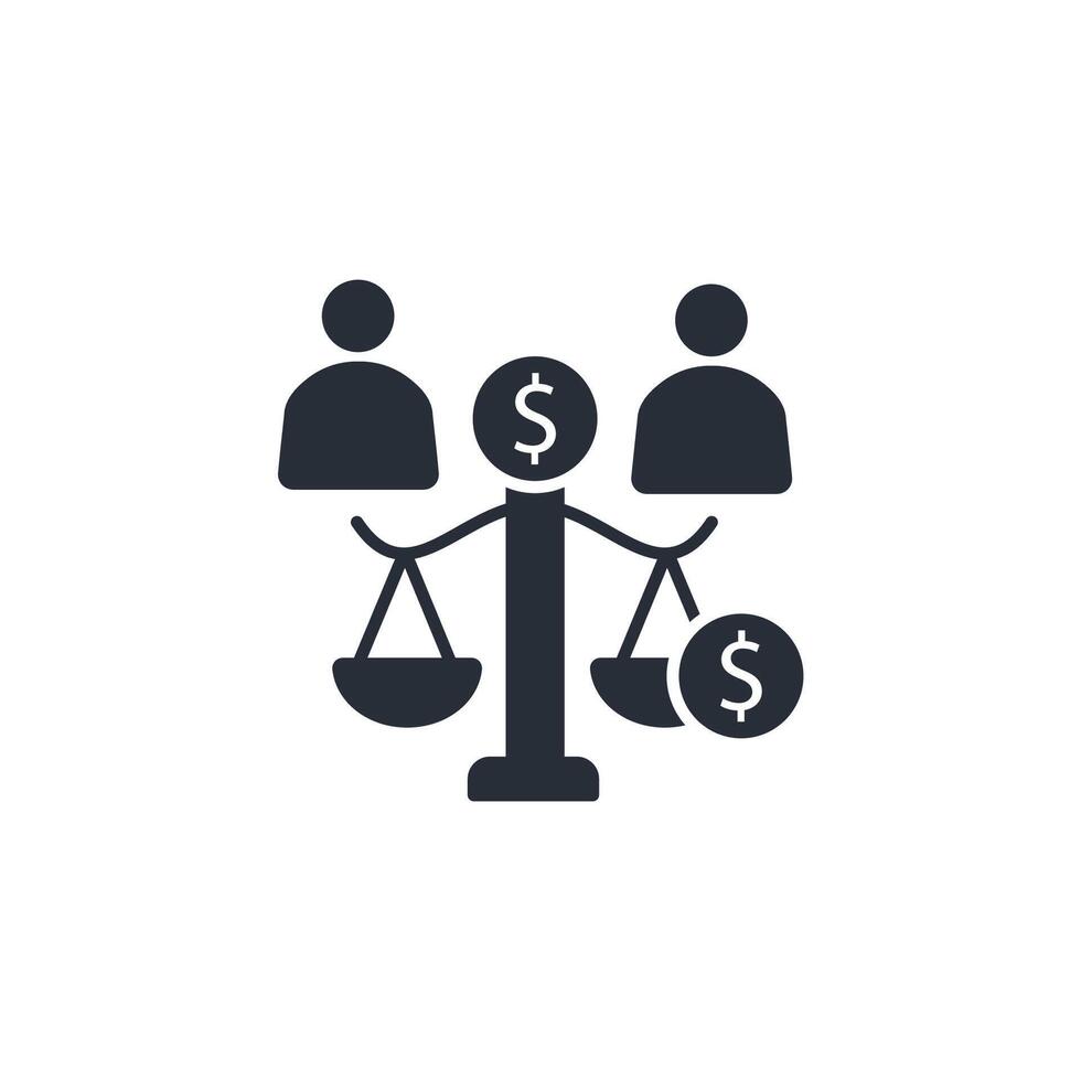 equity icon. .Editable stroke.linear style sign for use web design,logo.Symbol illustration. vector