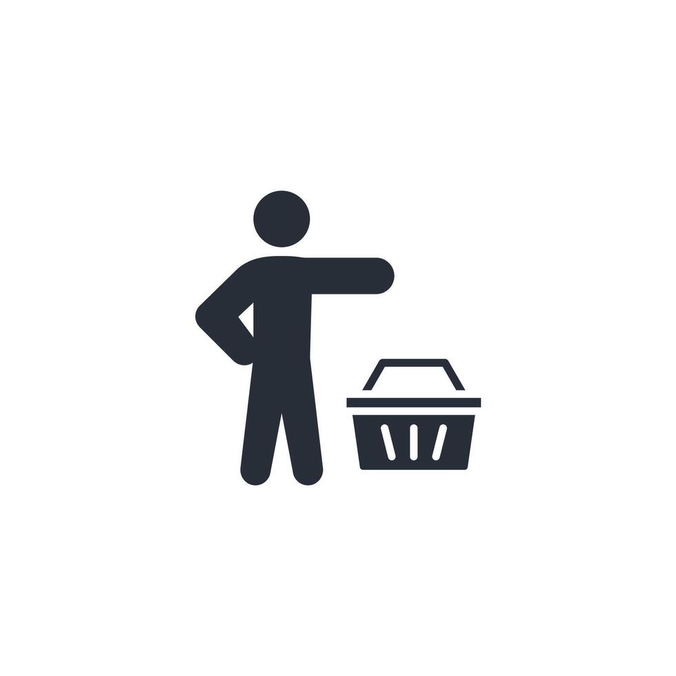 client icon. .Editable stroke.linear style sign for use web design,logo.Symbol illustration. vector