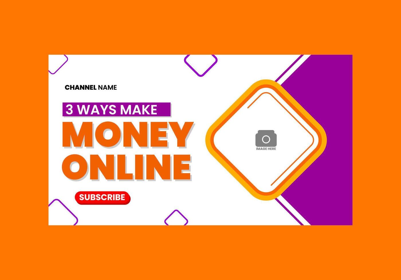 banner online template vector