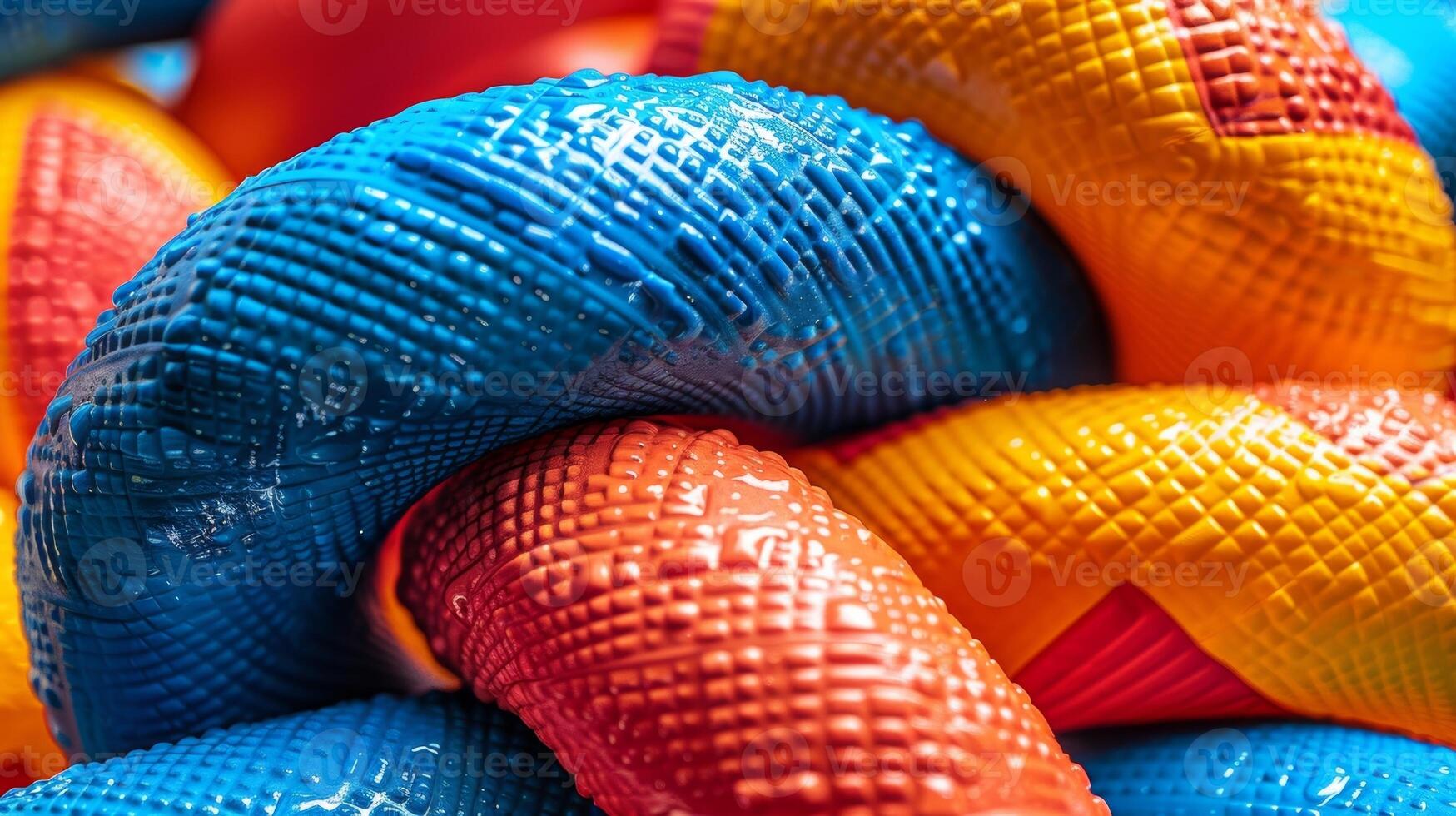 Take your backyard playtime to the next level with these inflatable textured toys designed to withstand rough play photo
