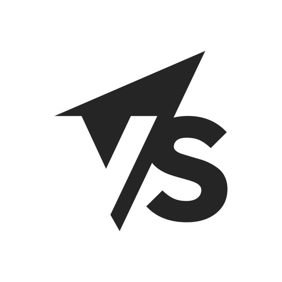 Versus Or VS Letters Logo Template vector