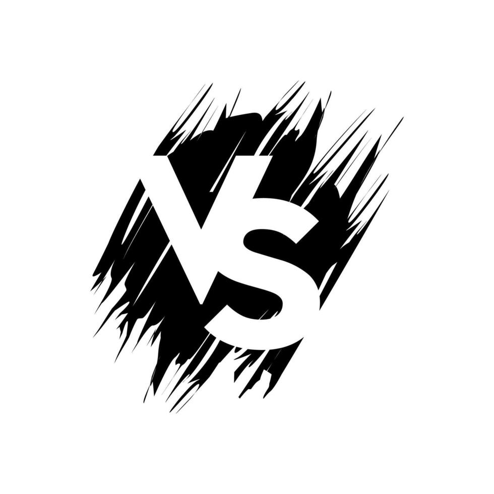 Versus Logo Letters. Versus or VS Letters Logo Template vector