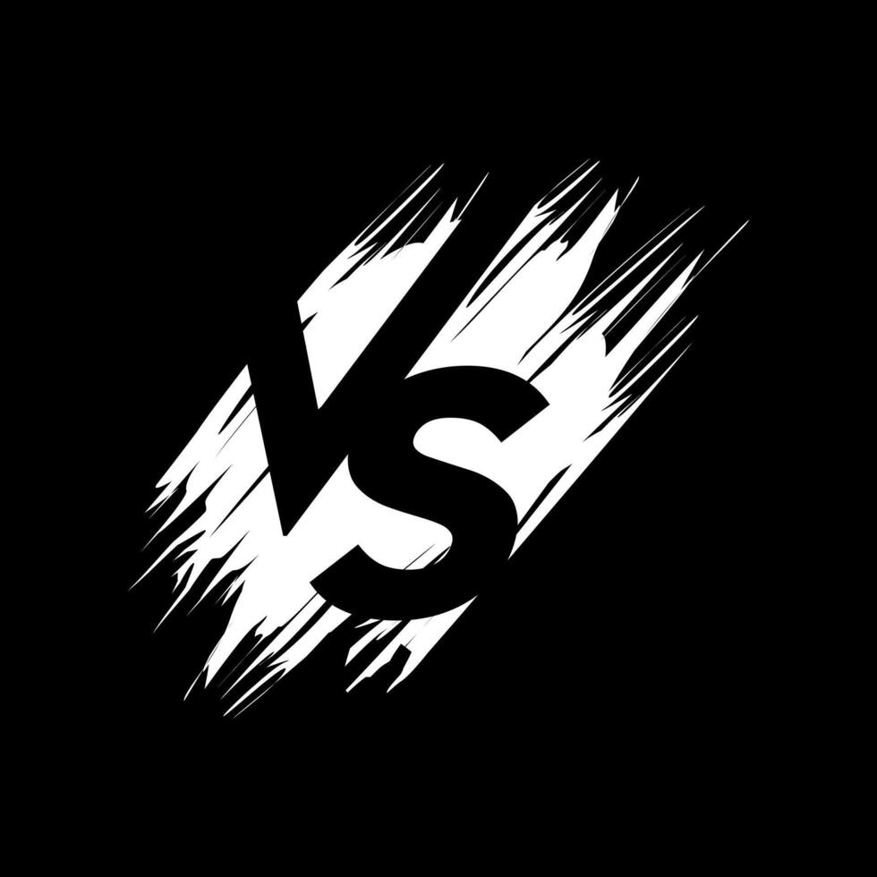 Versus Logo Letters. Versus or VS Letters Logo Template vector