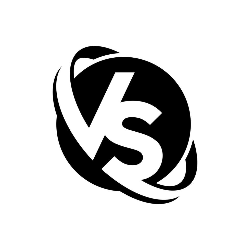 Versus Or VS Letters Logo Template vector