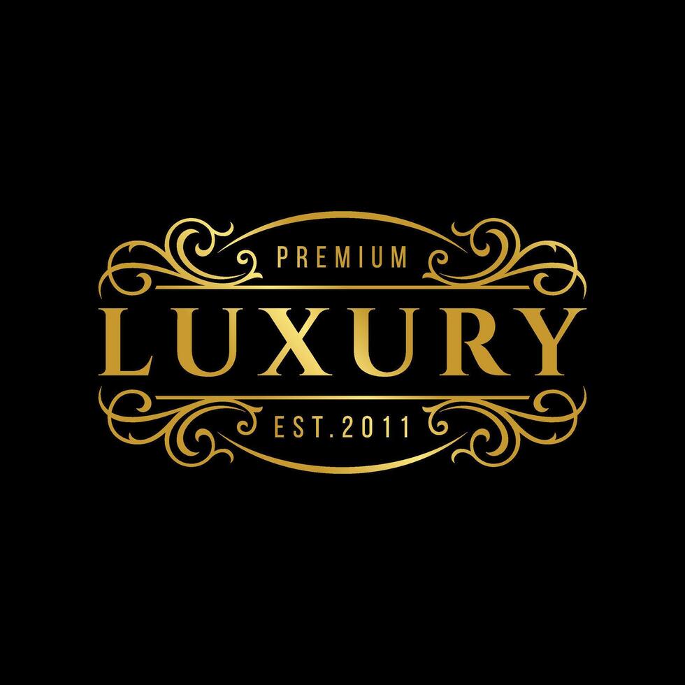 Luxury Royal Brand Logo Design Template vector