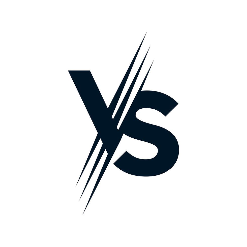 Versus Or VS Letters Logo Template vector