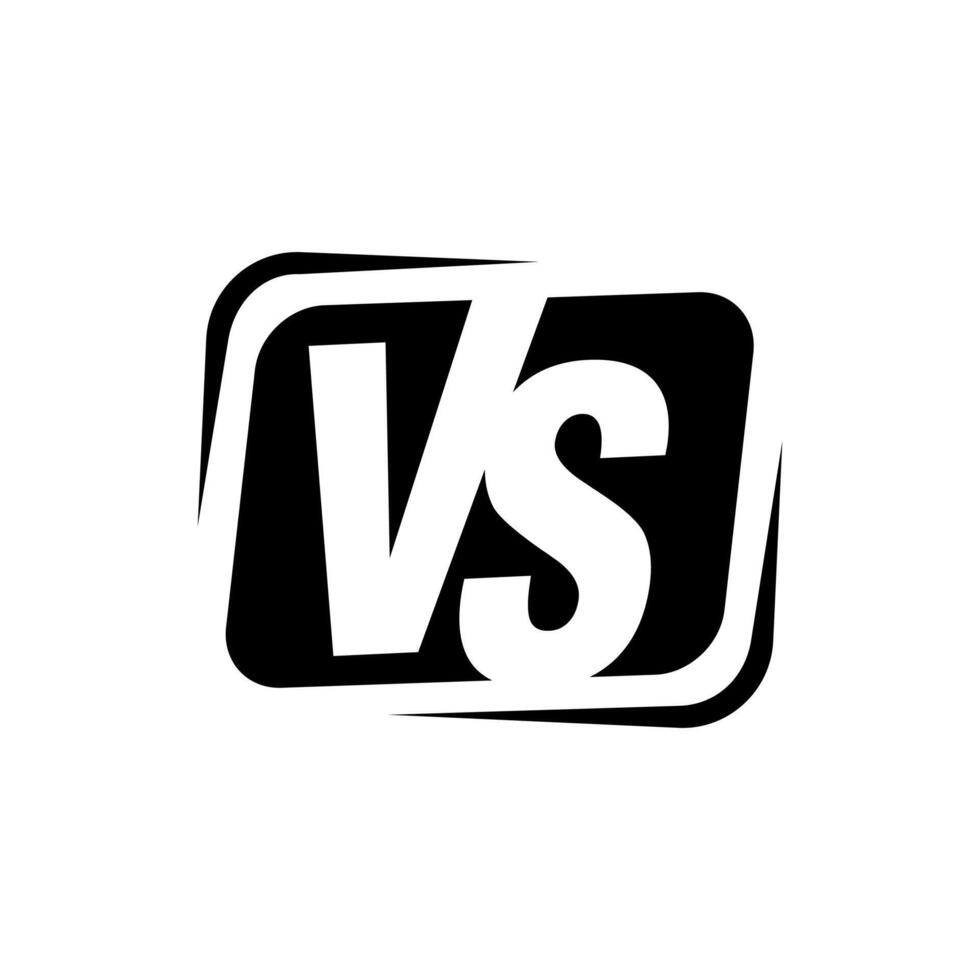 Versus Or VS Letters Logo Template vector