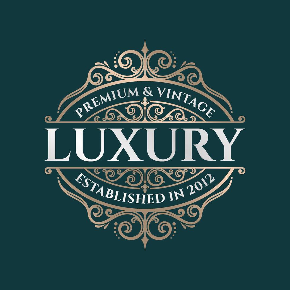 Luxury Royal Brand Logo Design Template vector