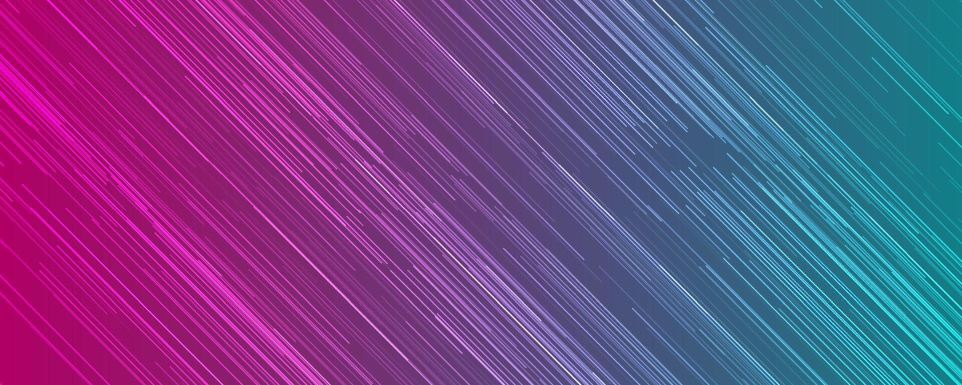 Purple blue minimal lines abstract technology background vector