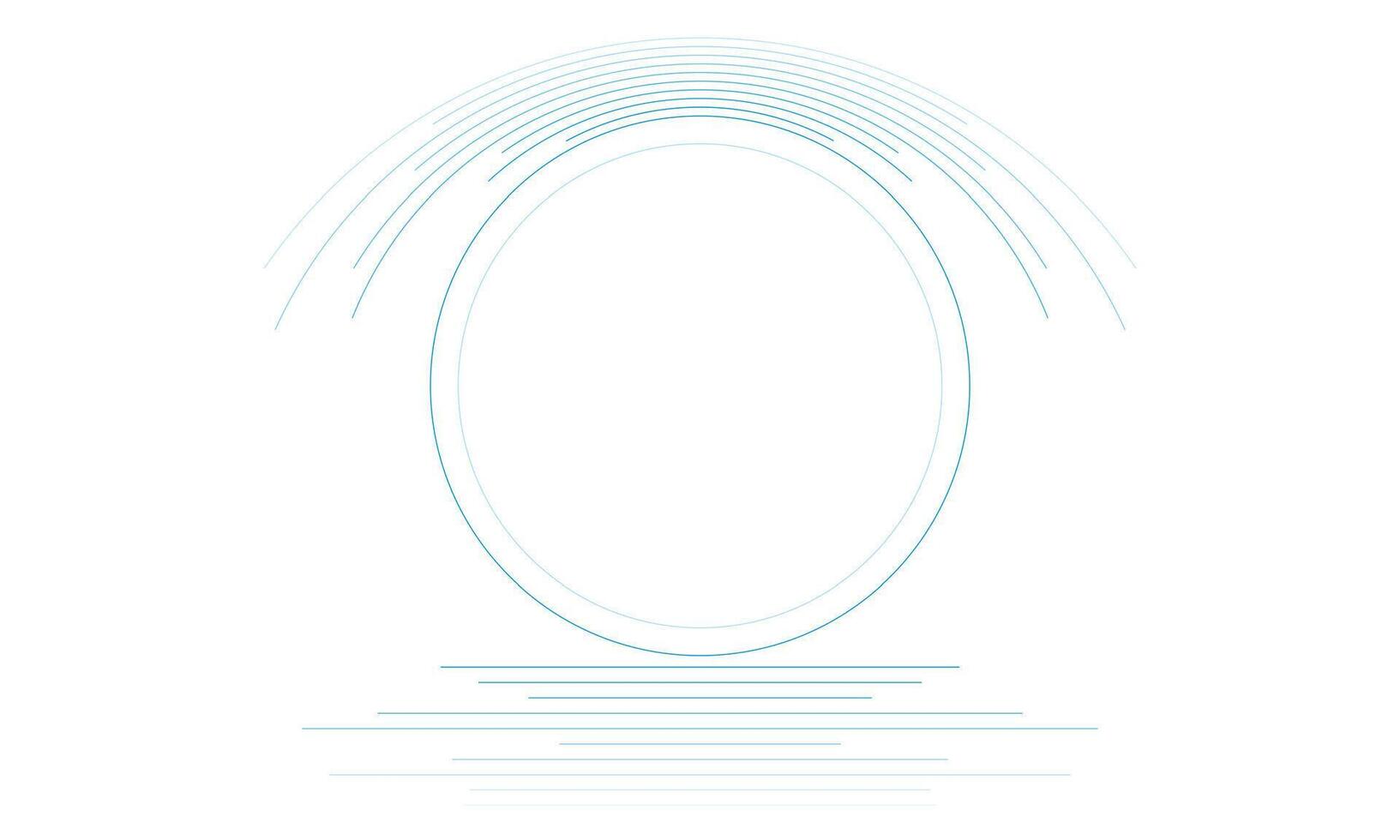 Blue white minimal lines abstract futuristic tech background vector