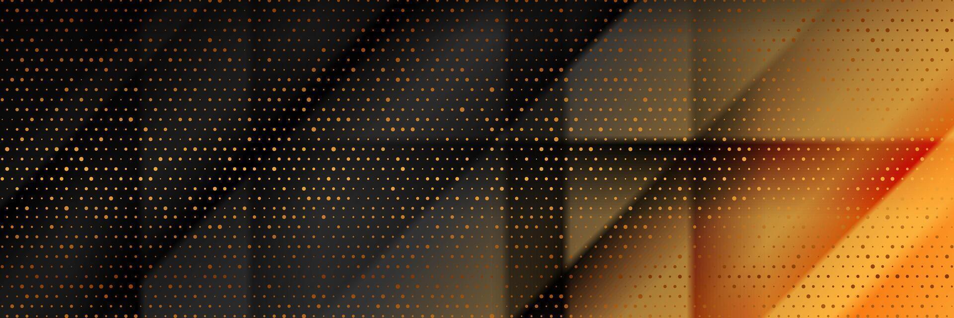 Black and golden glitter shiny abstract background vector