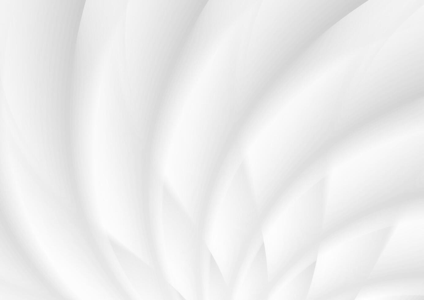 Abstract white grey smoke waves background vector