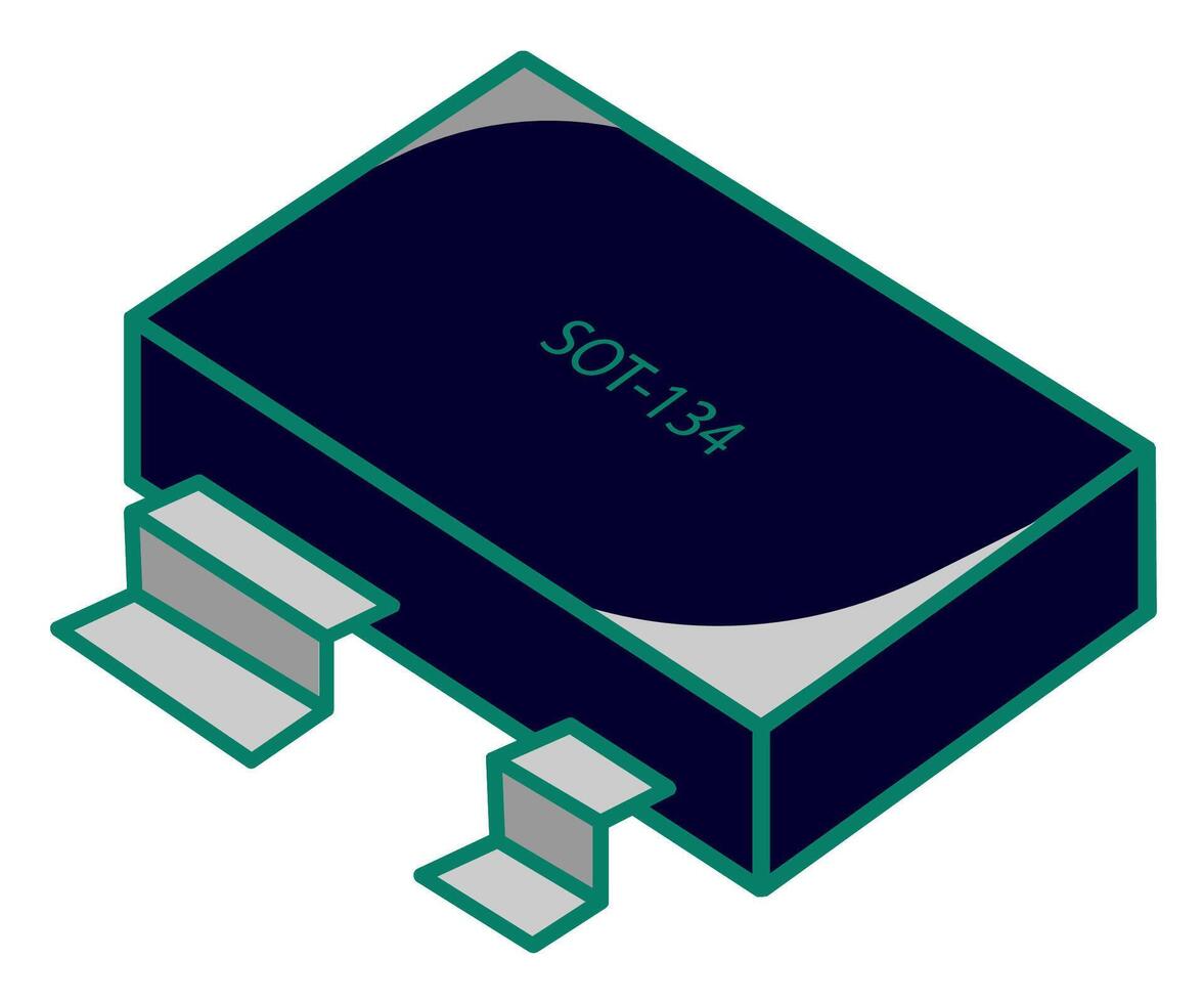 IC Integrated Circuit Board Ai Semiconductor Industries Technology Editable Isometric illustration vector