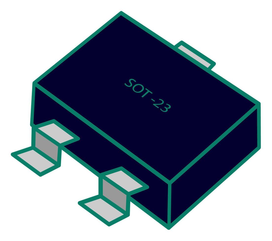 IC Integrated Circuit Board Ai Semiconductor Industries Technology Editable Isometric illustration vector