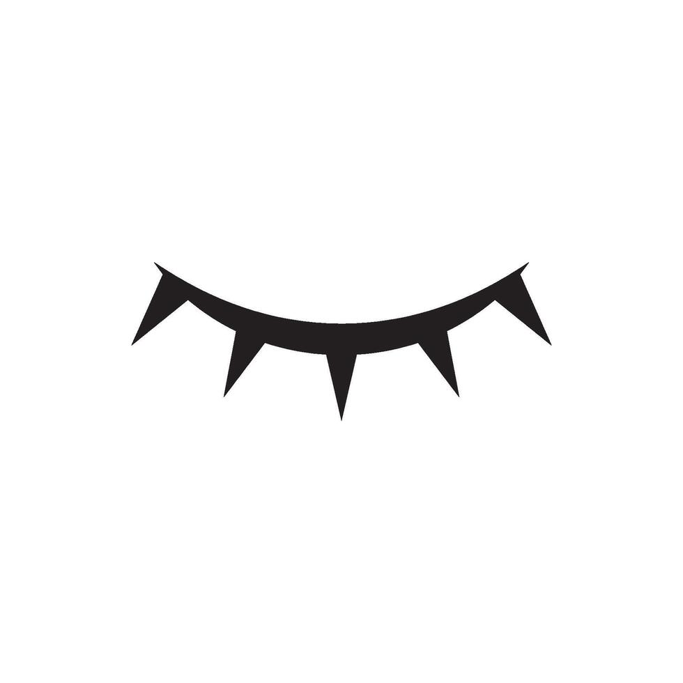 eyebrow icon element vector