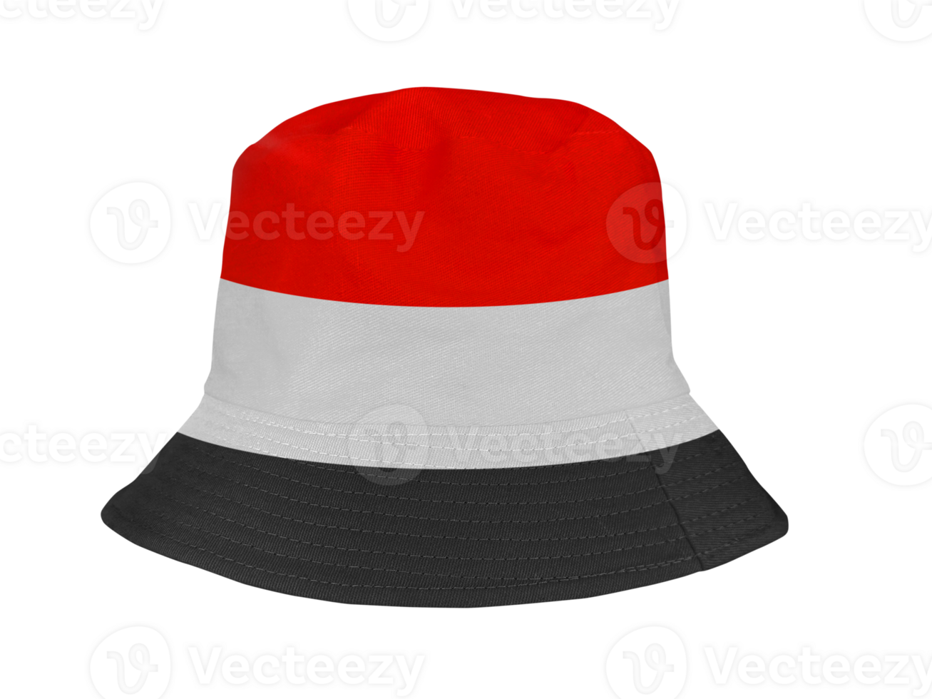 Red white black bucket hats transparent. 48124622 PNG