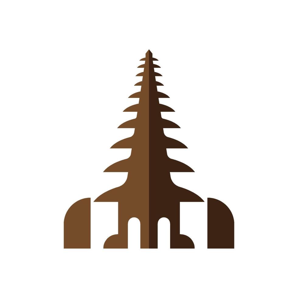 Temple icon illustration vector