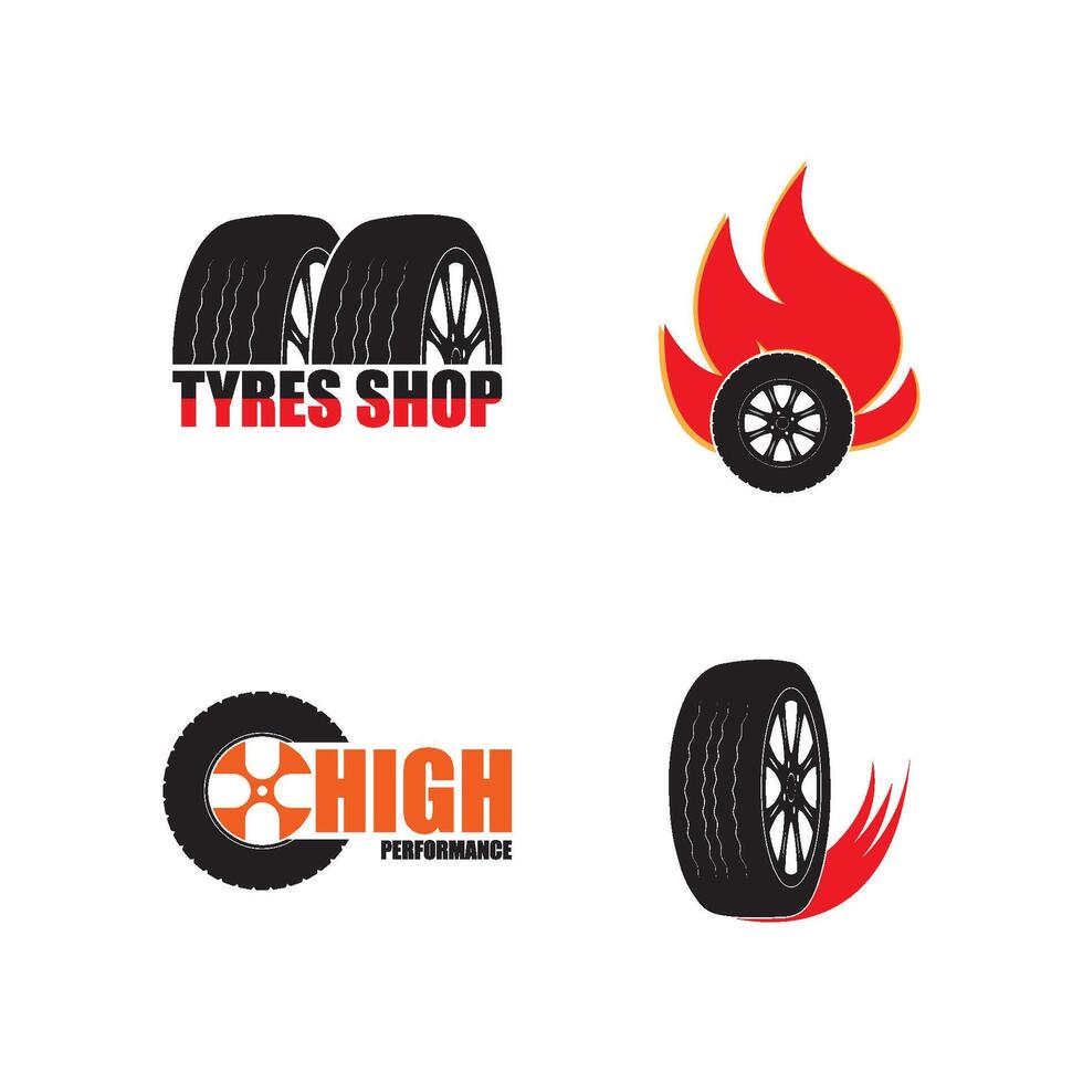 car tire logo vector