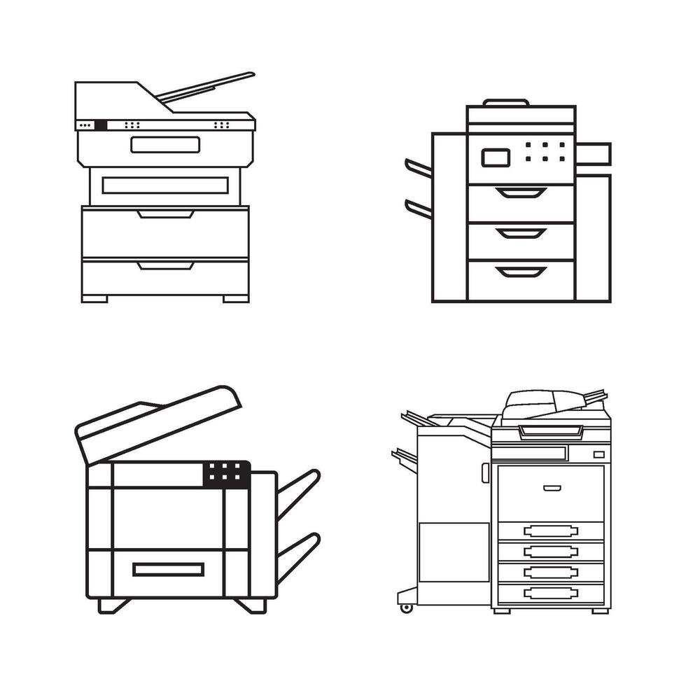 copier element icon vector