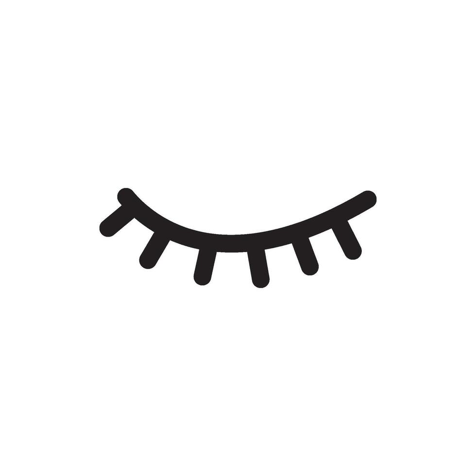 eyebrow icon element vector
