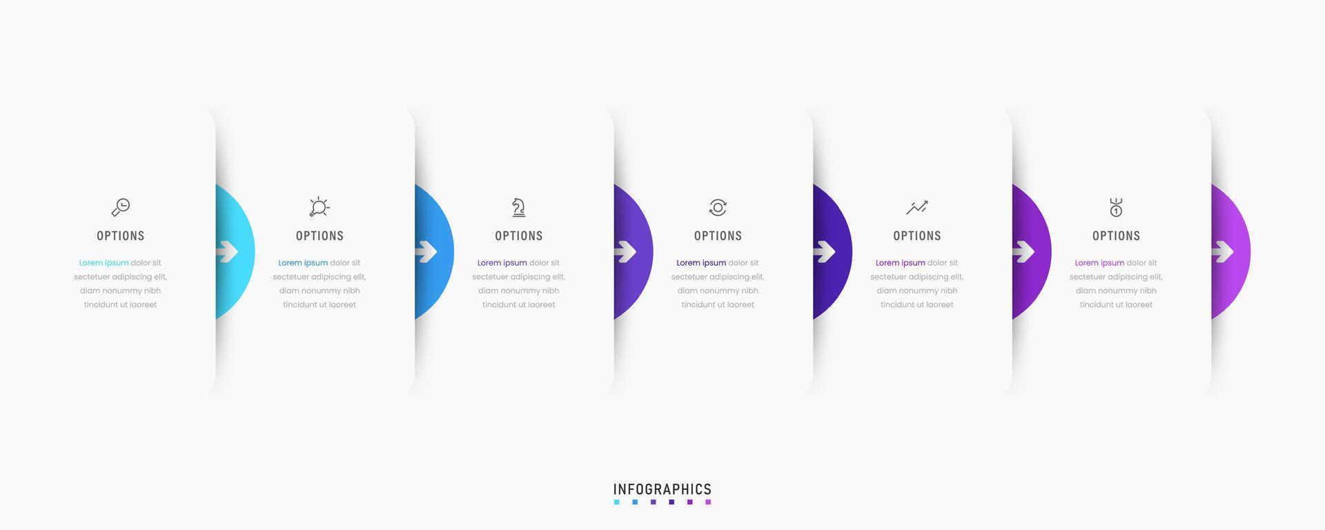 Infographic label design template with icons and 6 options or steps. Can be used for process diagram, presentations, workflow layout, banner, flow chart, info graph. vector
