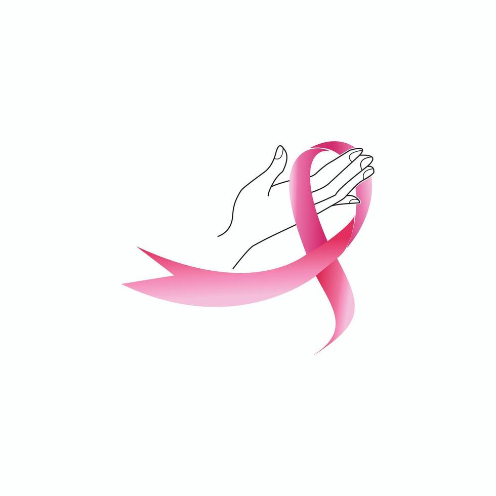breast cancer logo design icon element idea vector
