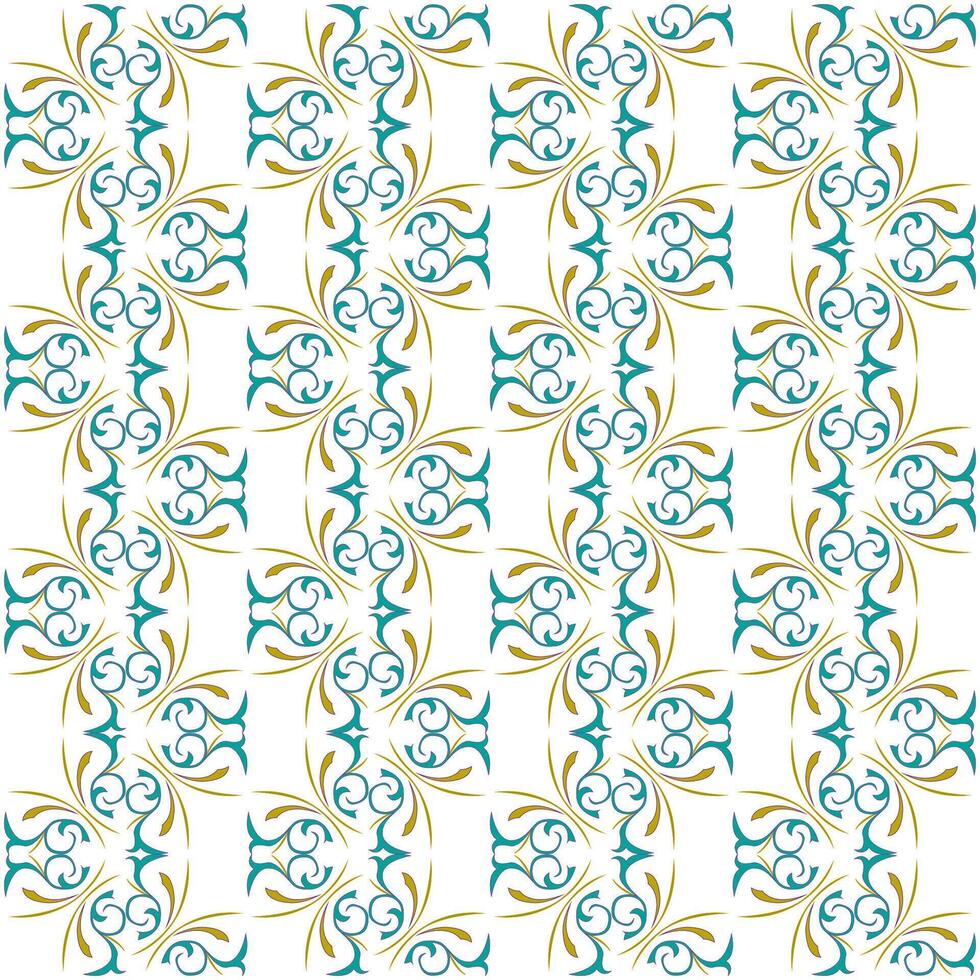abstract background with colorful floral ornament vector
