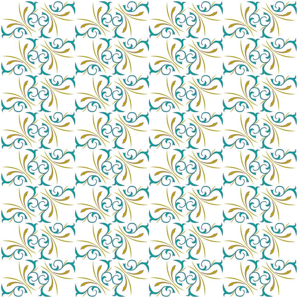 abstract background with colorful floral ornament vector