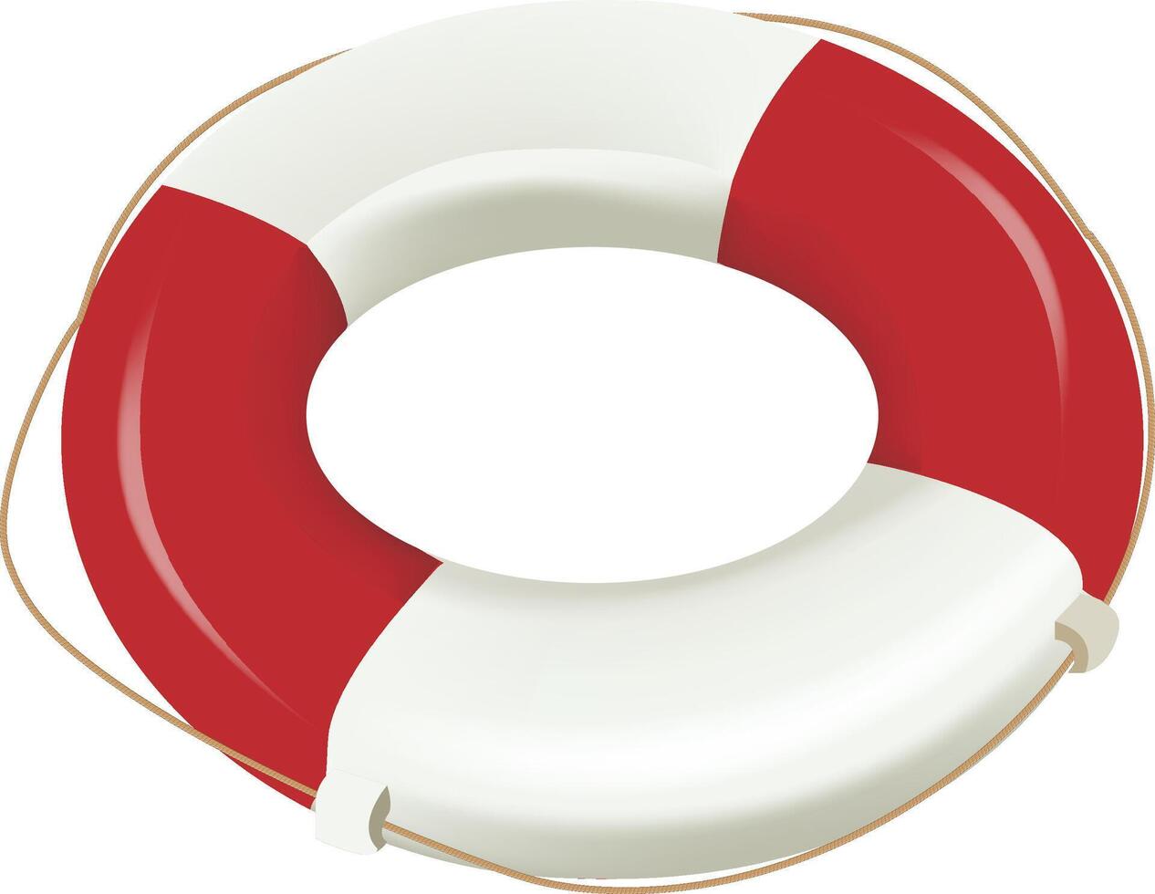 life jacket with rope vector