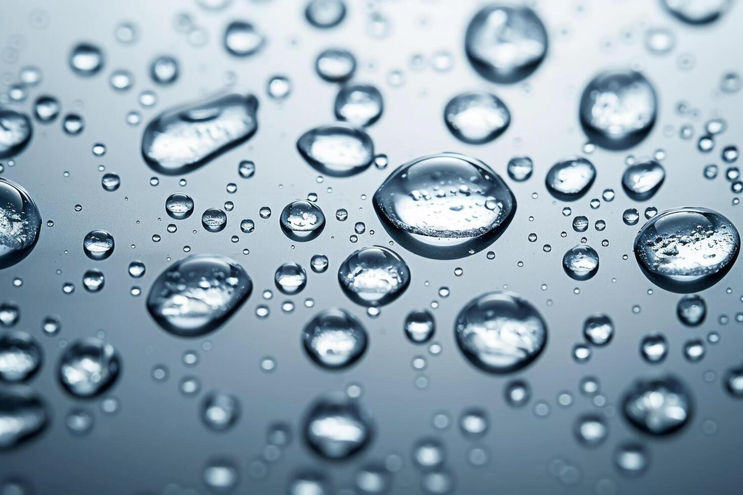 Water Droplets on Glass Surface Background photo