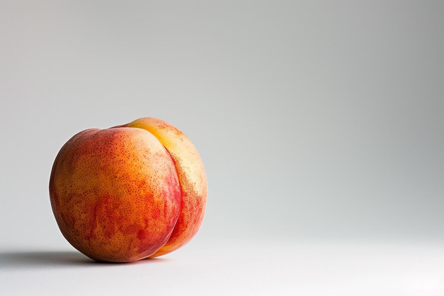 Peach on Table Background photo