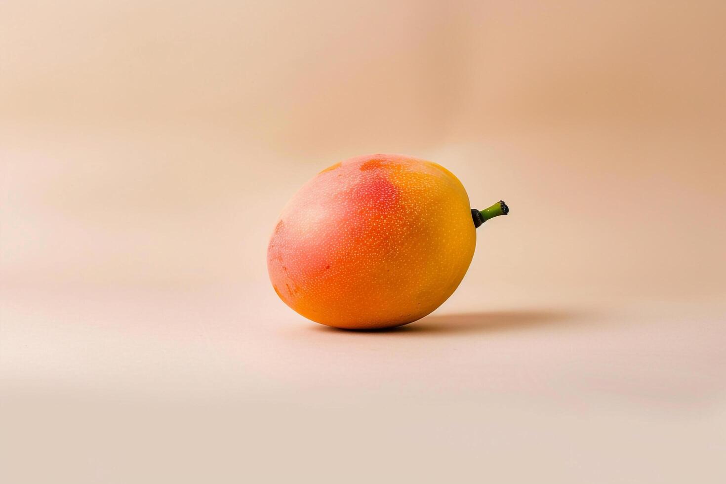 Single Mango on Table, Nature Background photo