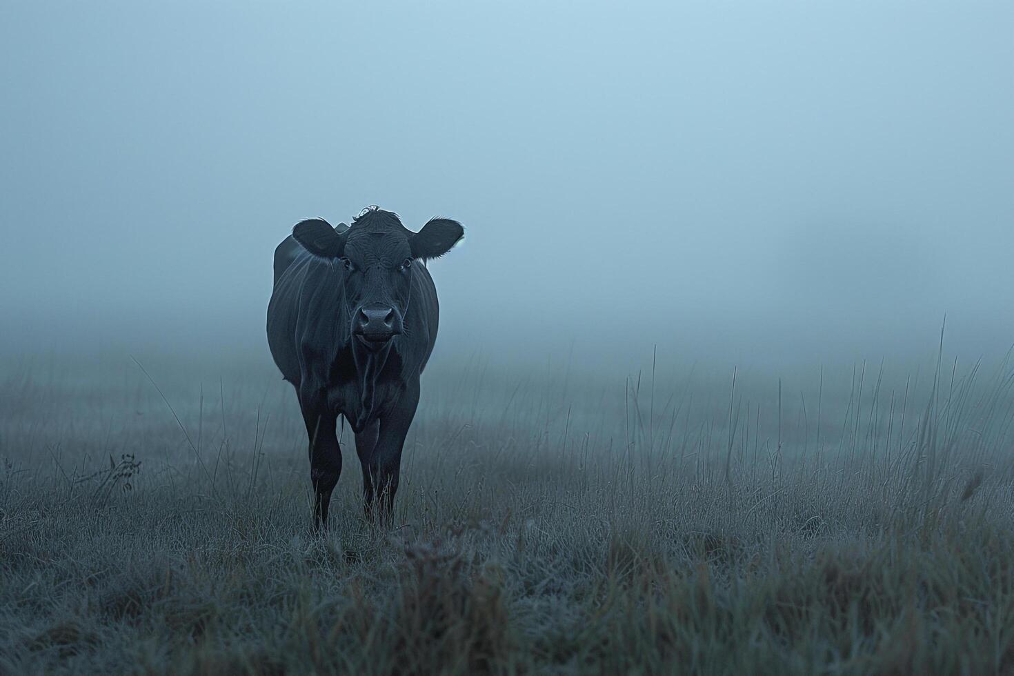 A Cow in a Field Background photo