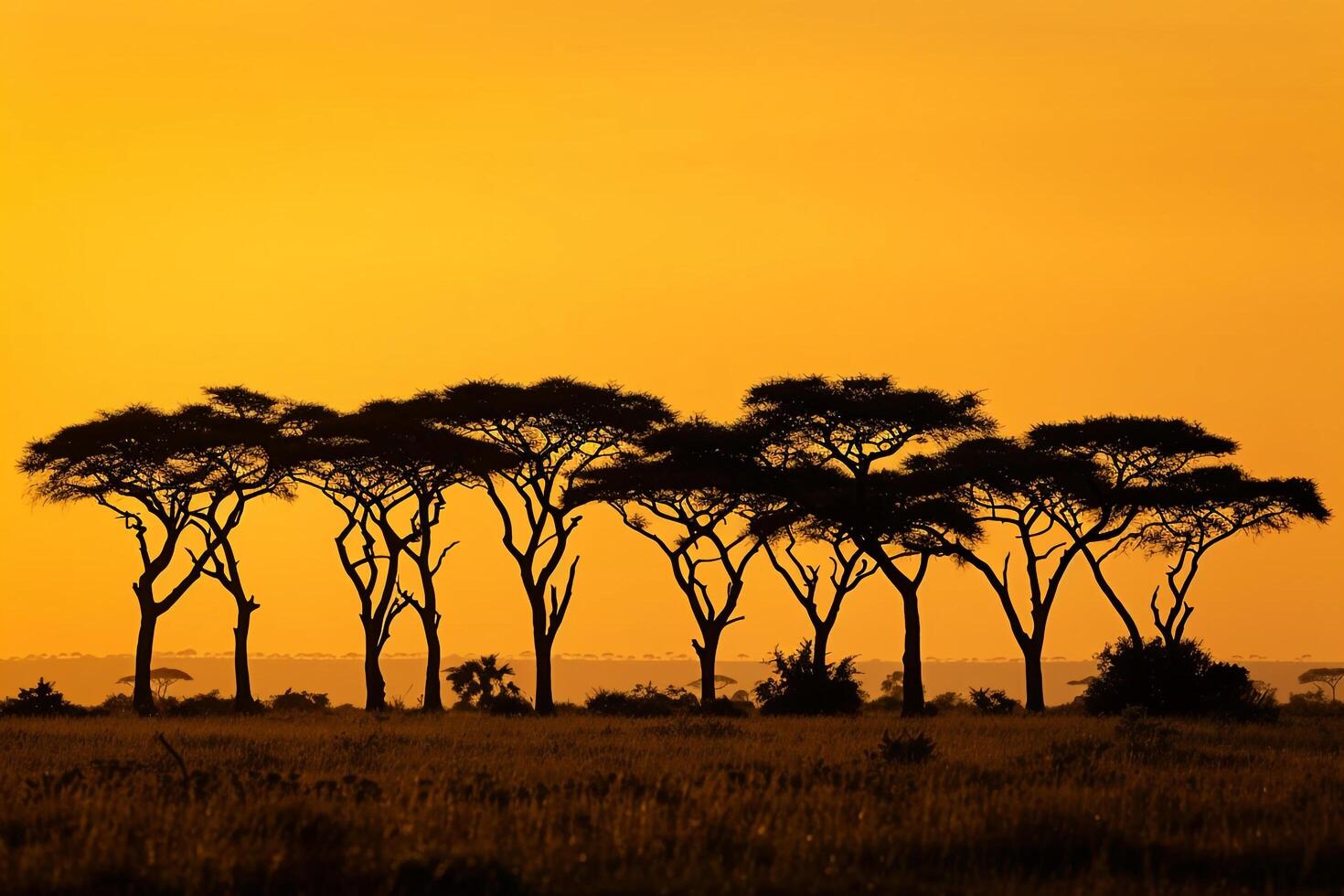 Group of Trees in the Background photo