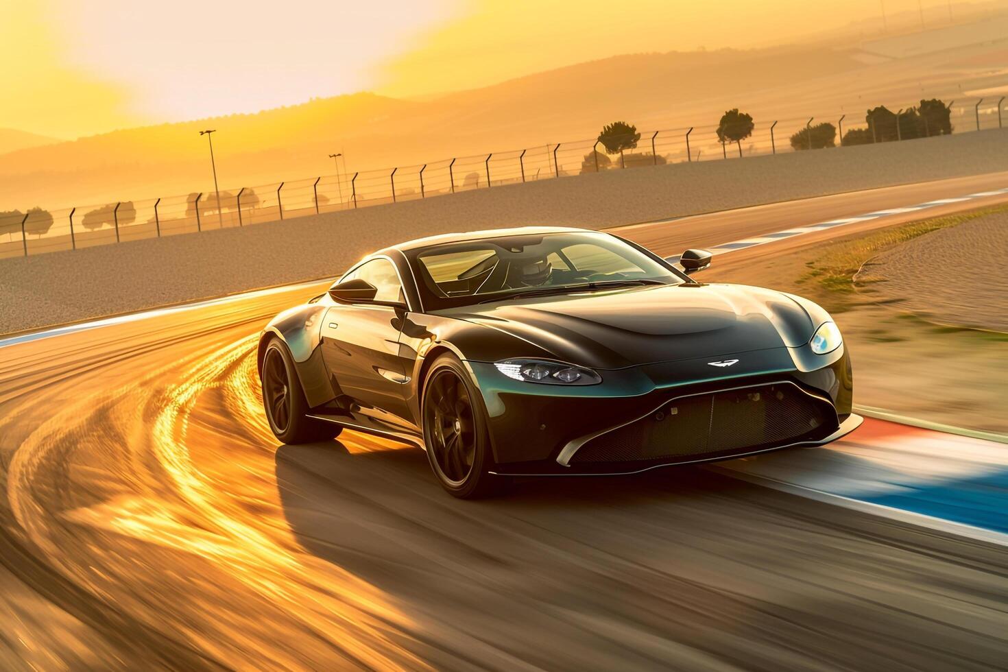 Aston Martin Vantage review background photo