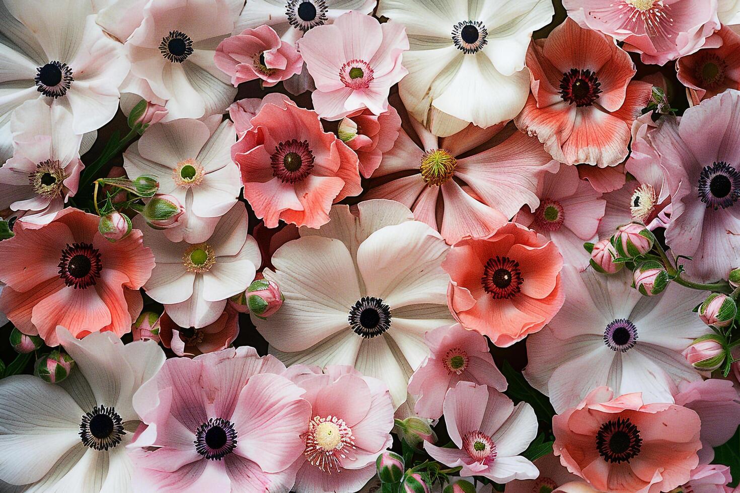 A Bunch of Flowers Background photo