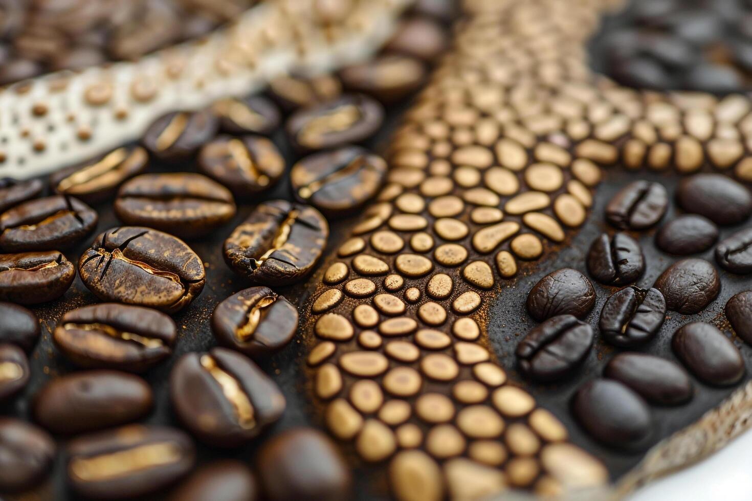 of Coffee Beans Background photo